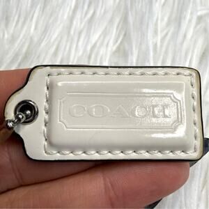 1.5" COACH Fob Bag Charm Hang tag Hangtag